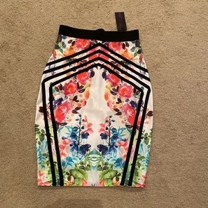 Floral Bandage Skirt HMS